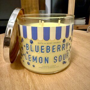 Blueberry Lemon Sour 3-Wick Candle Bath & Body Works/White Barn BBW NWT